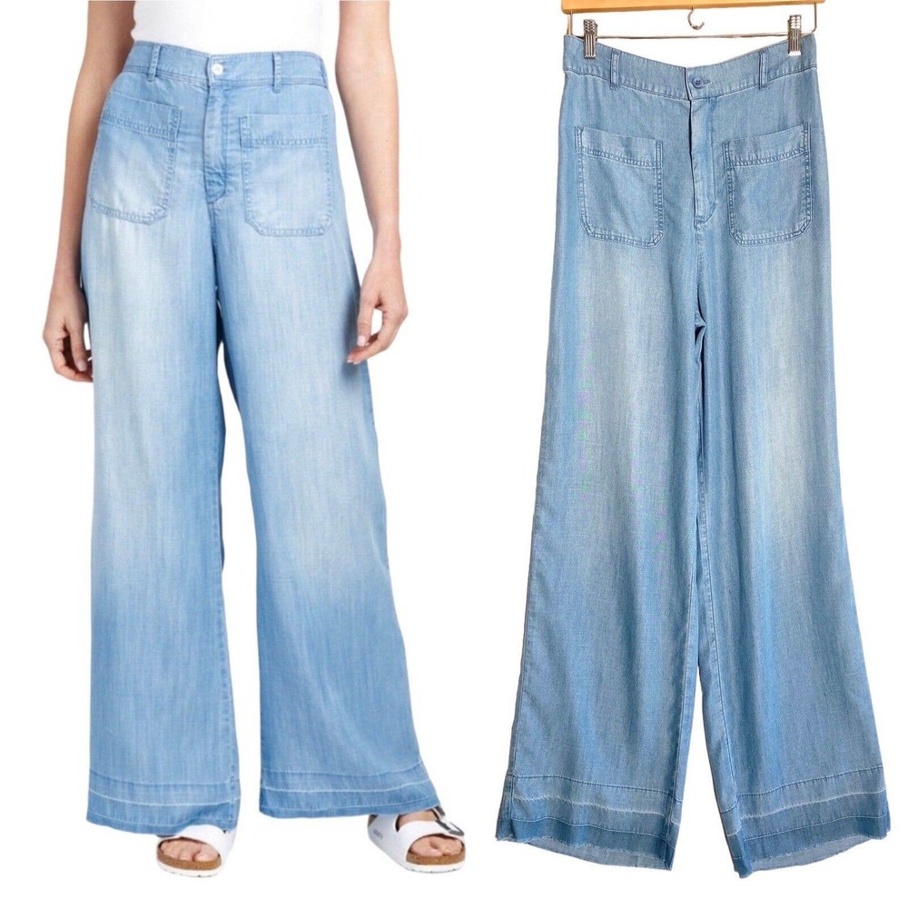 Cloth & Stone Light Blue Flare Jeans